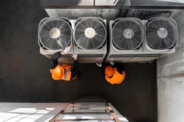 Emergency AC installation